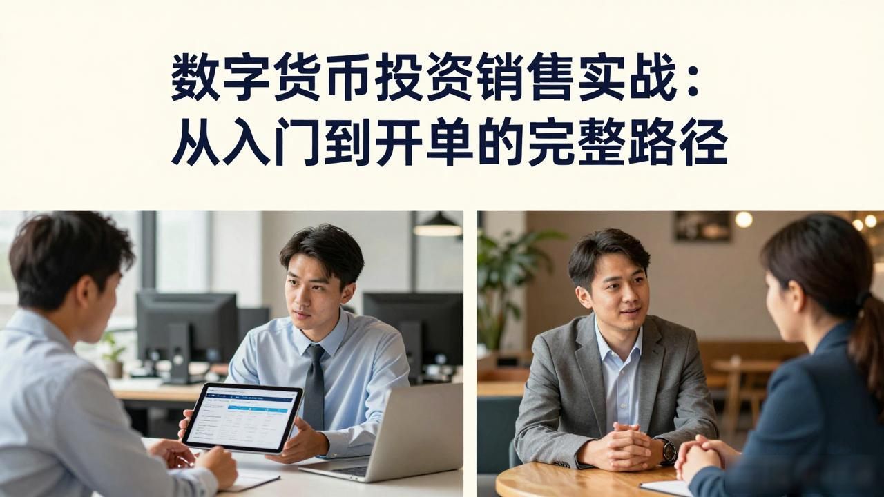数字货币投资销售实战:从入门到开单的完整路径