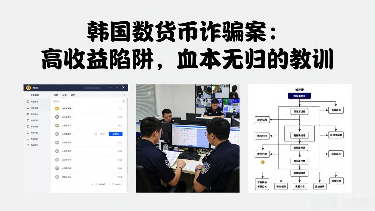 韩国数字货币诈骗案:高收益陷阱,血本无归的教训