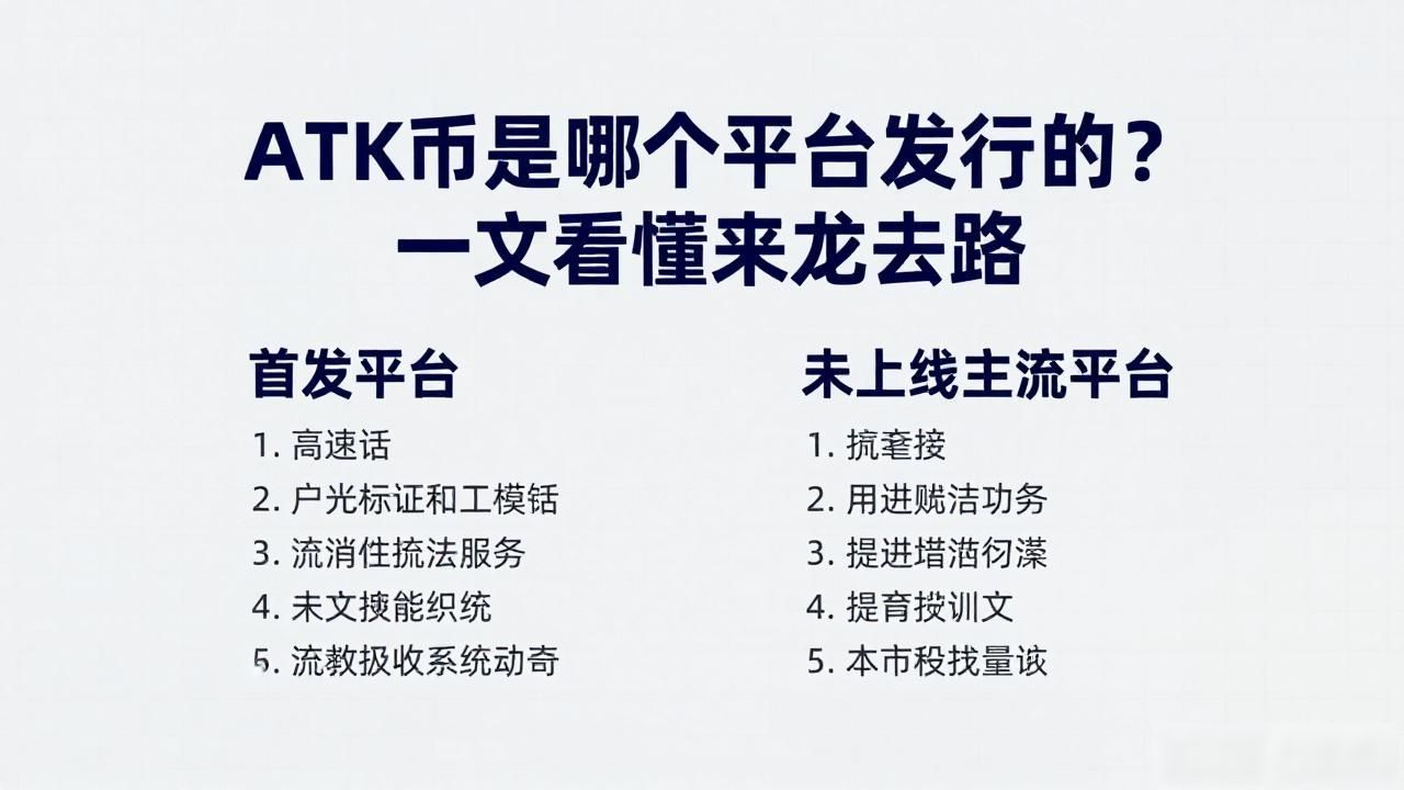 ATK币是哪个平台发行的?一文看懂来龙去脉