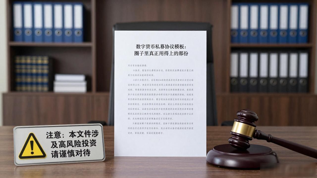 数字货币私募协议模板:圈子里真正用得上的那份