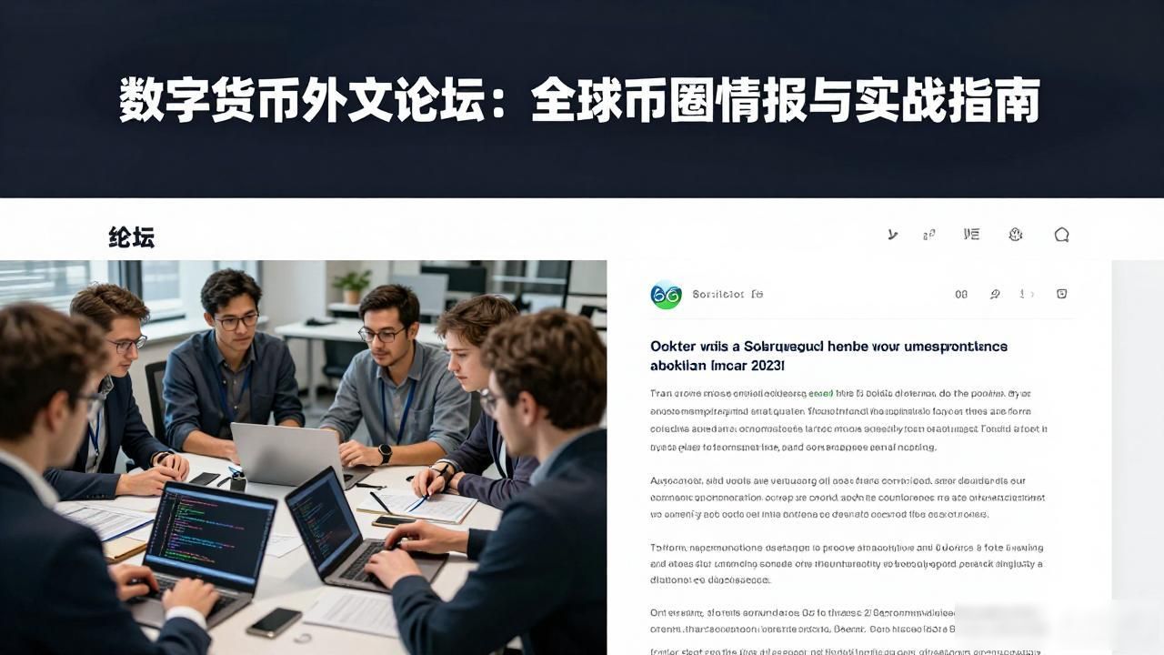 数字货币外文论坛:全球币圈情报与实战指南