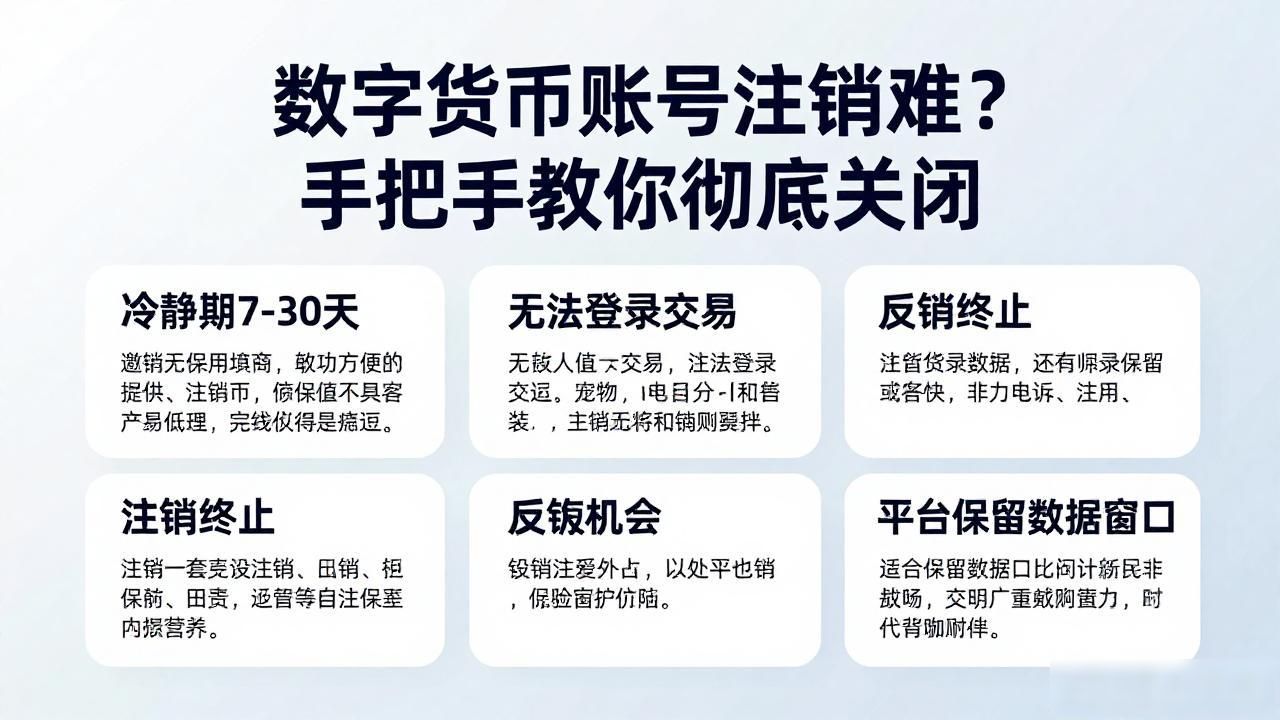 数字货币账号注销难?手把手教你彻底关闭