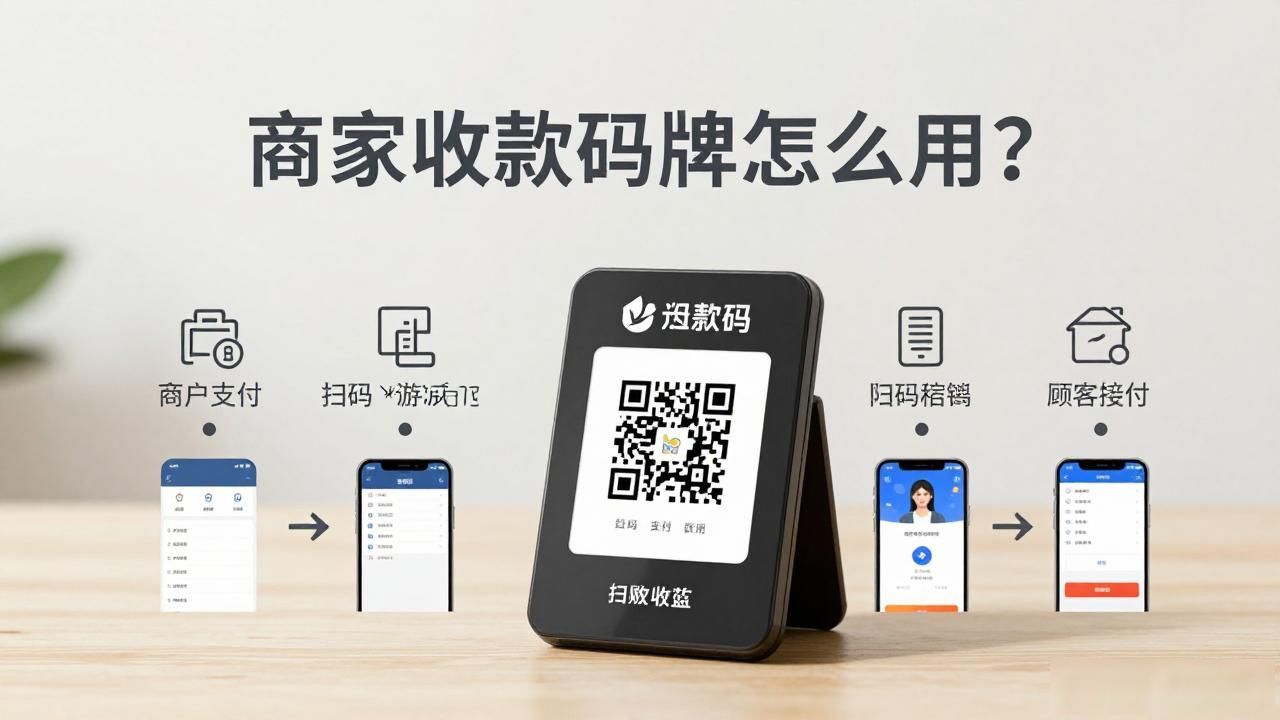 商家收款码牌怎么用?数字人民币扫码支付全攻略