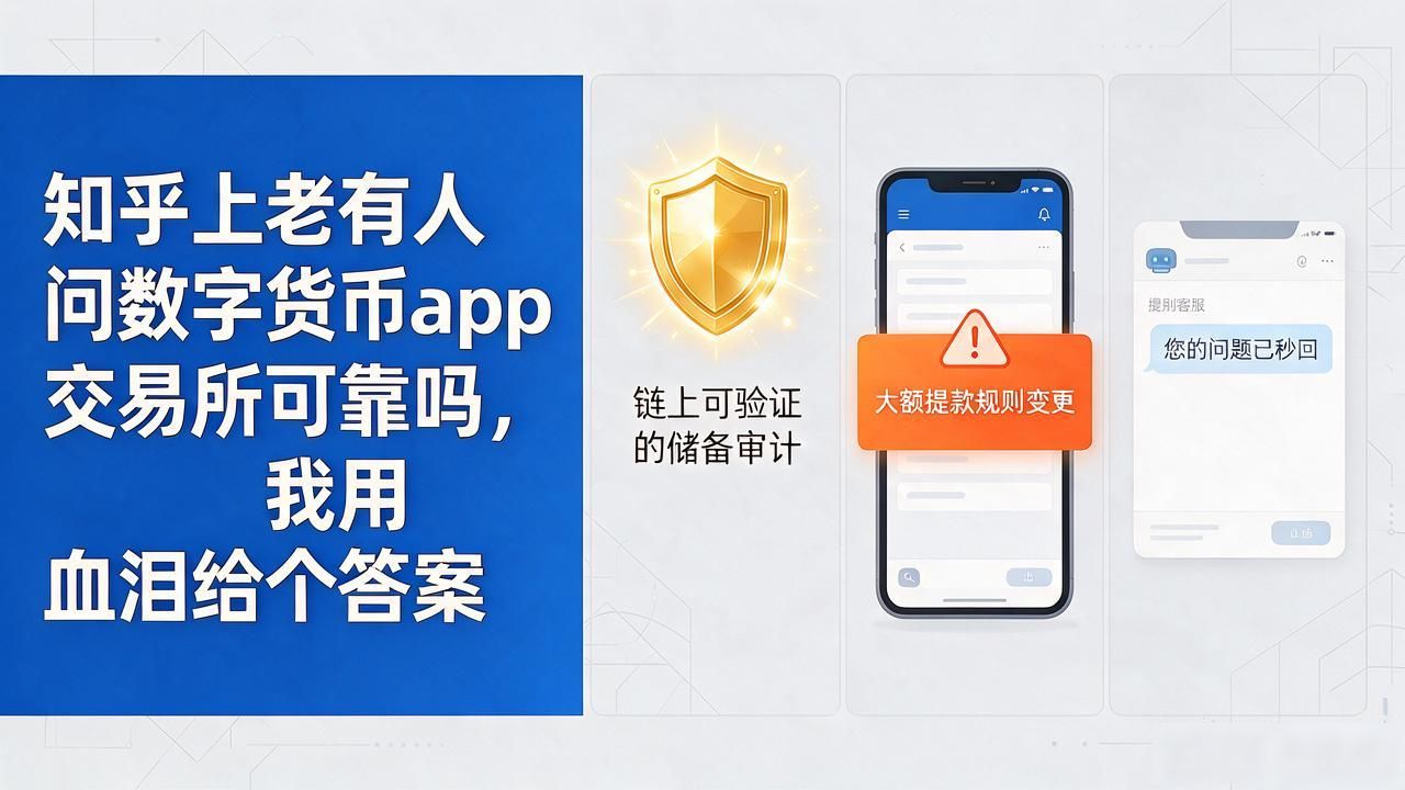 知乎上老有人问数字货币app交易所可靠吗,我用血泪给个答案