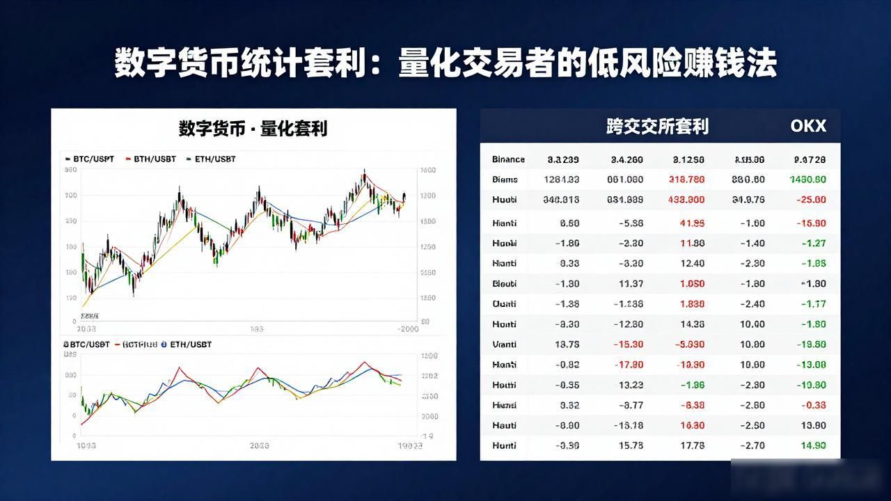 数字货币统计套利:量化交易者的低风险赚钱法