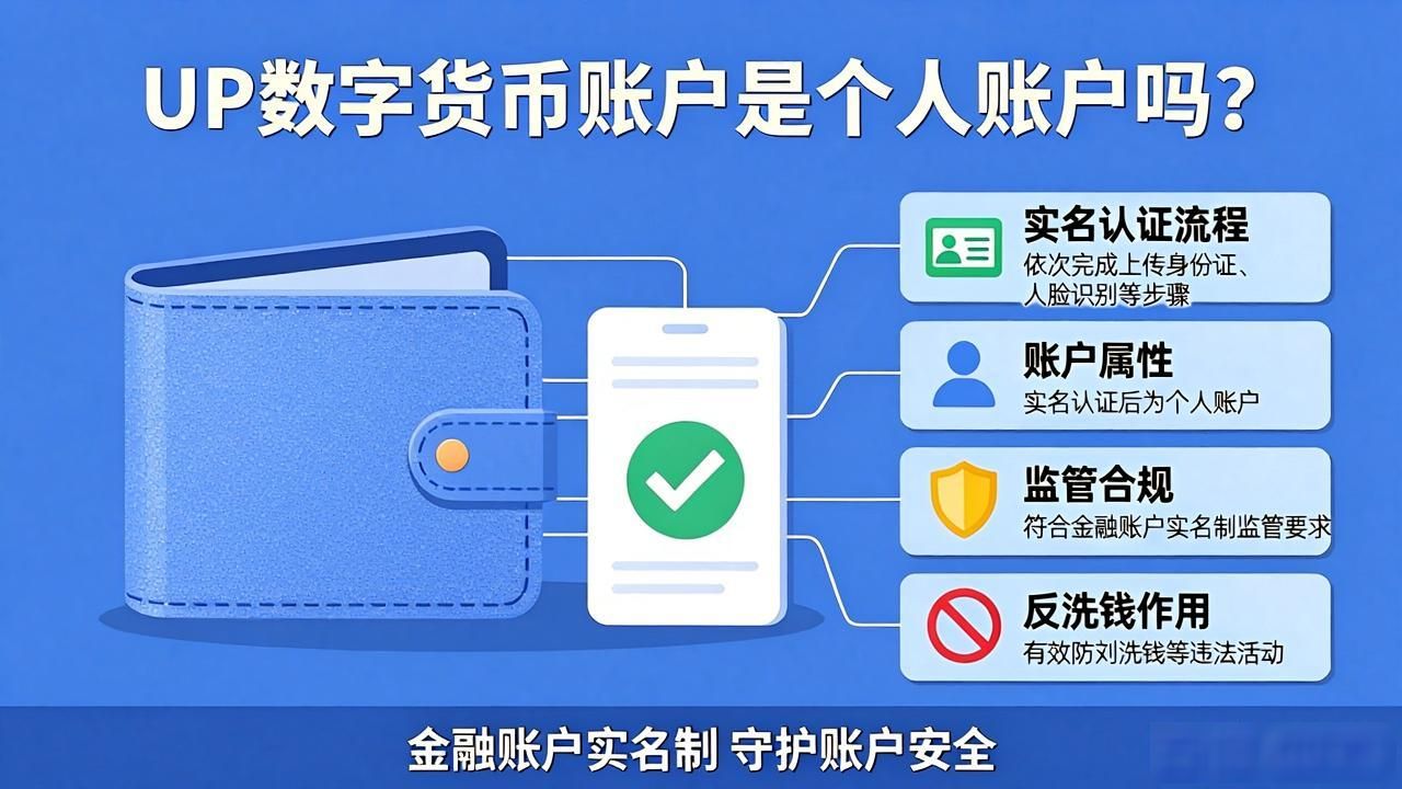 UP数字货币账户是个人账户吗?一文讲清楚