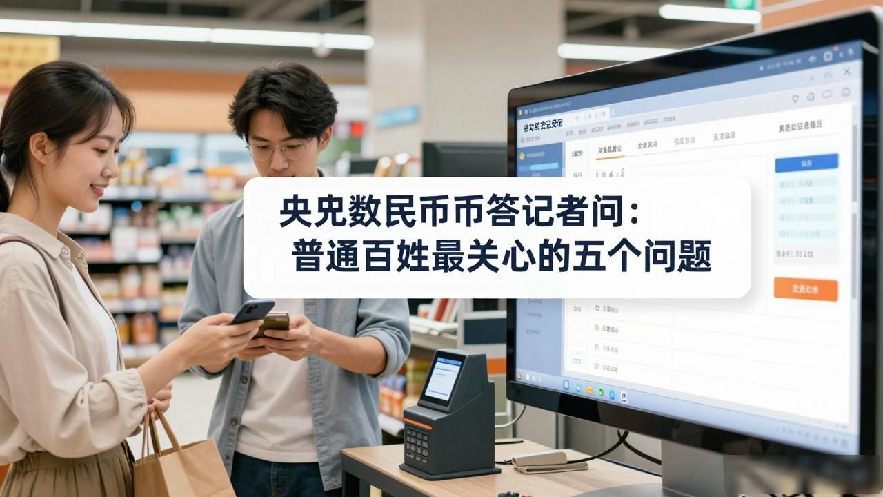 央行数字货币答记者问:普通百姓最关心的五个问题