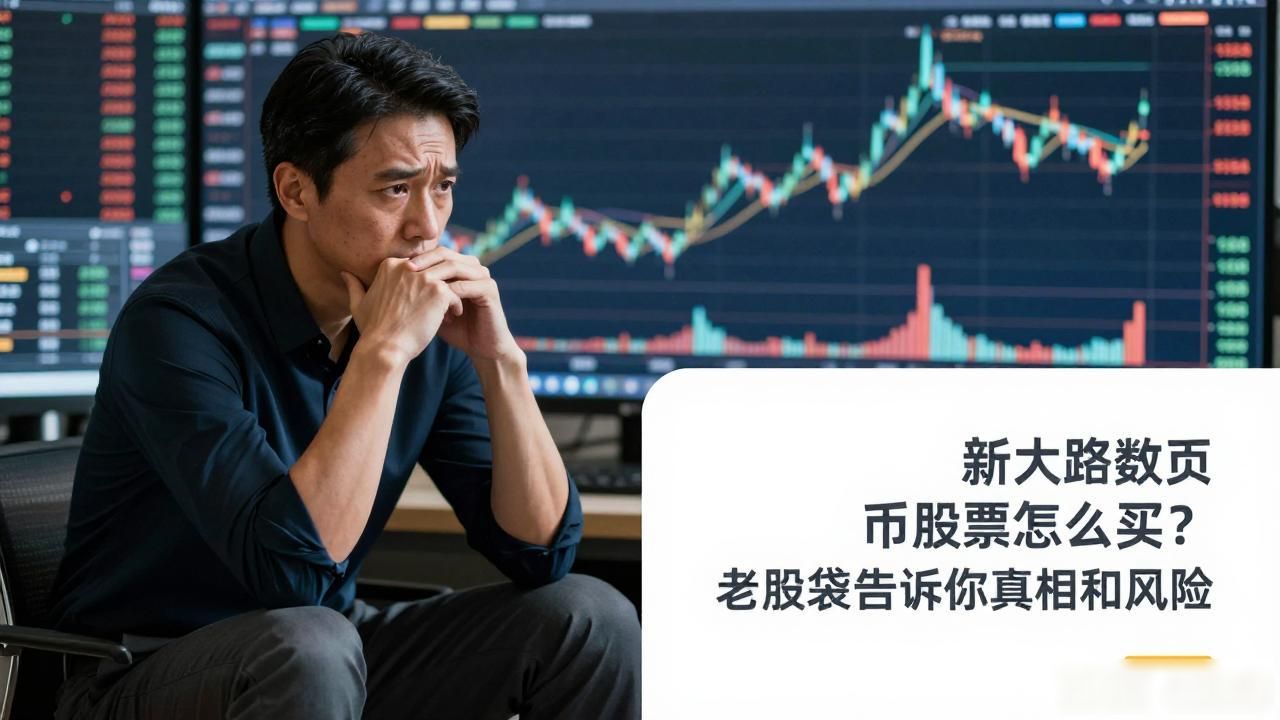 新大路数字货币股票怎么买?老股民告诉你真相和风险