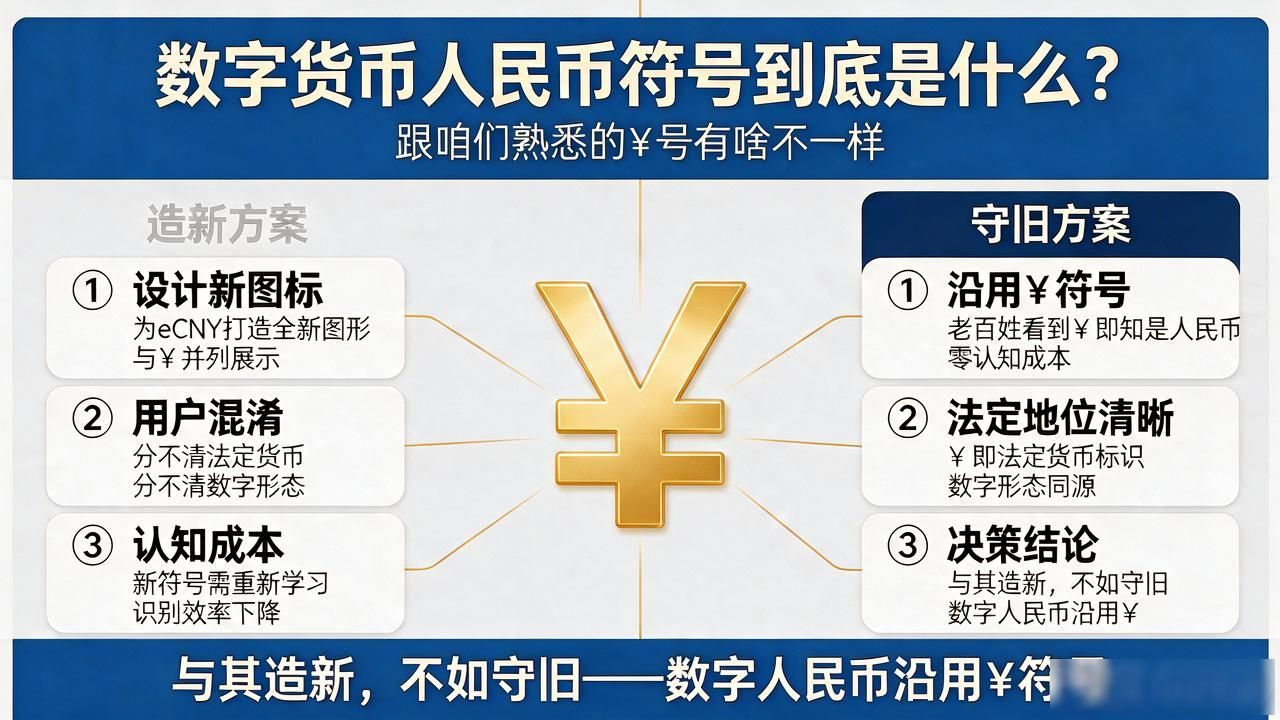 数字货币人民币符号到底是什么?跟咱们熟悉的¥号有啥不一样