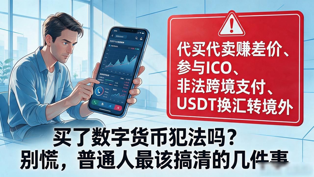 买了数字货币犯法吗?别慌,普通人最该搞清的几件事