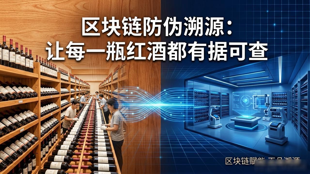 区块链防伪溯源:让每一瓶红酒都有据可查