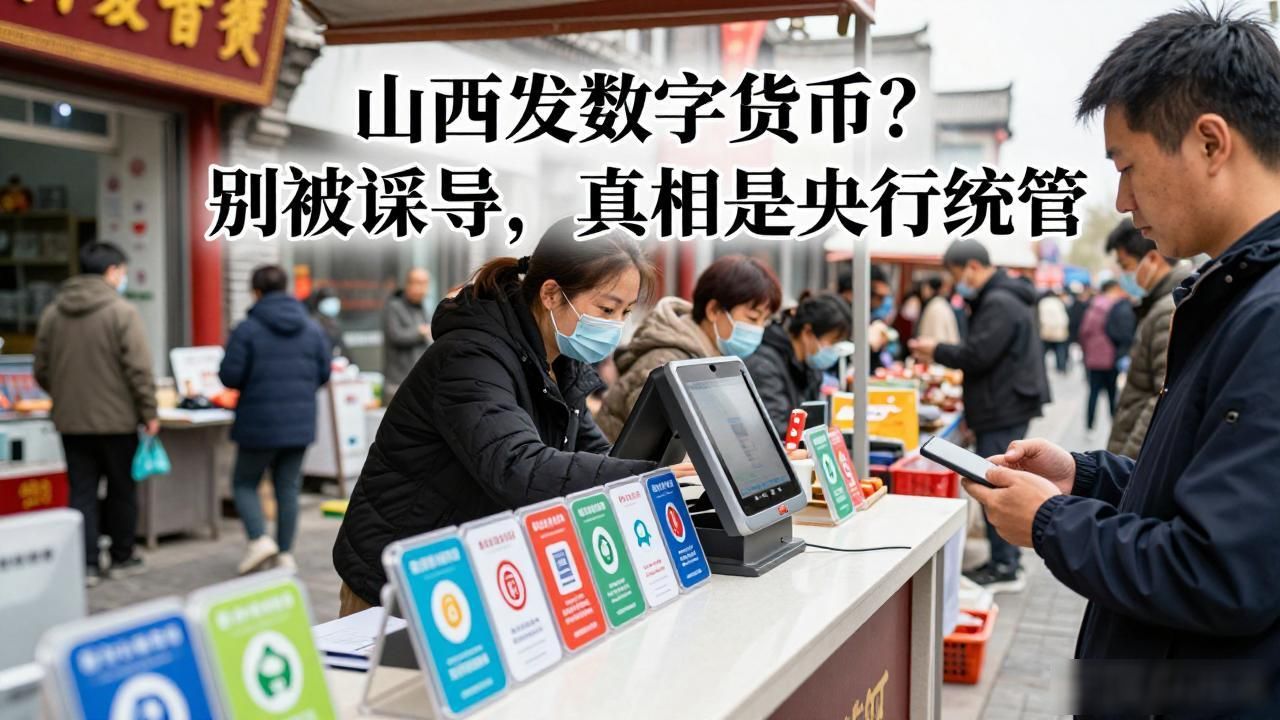 山西发数字货币?别被误导,真相是央行统管