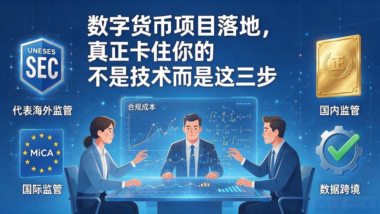 数字货币项目落地,真正卡住你的不是技术而是这三步