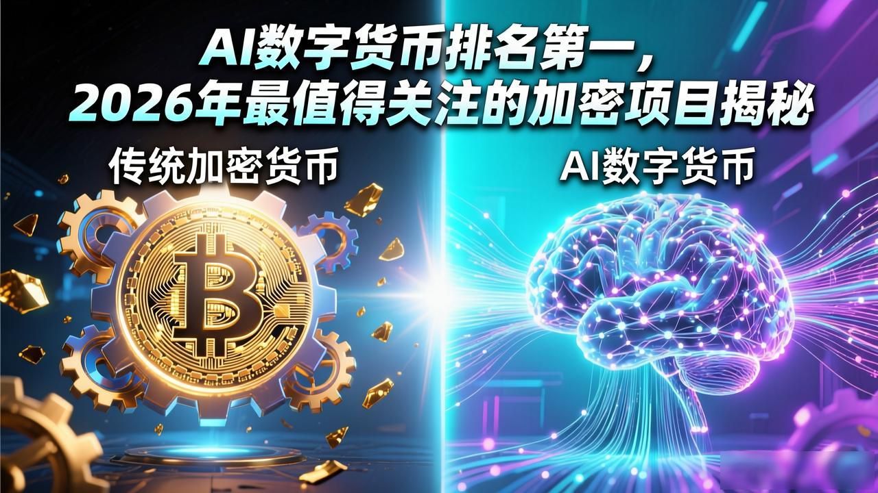 AI数字货币排名第一,2026年最值得关注的加密项目揭秘