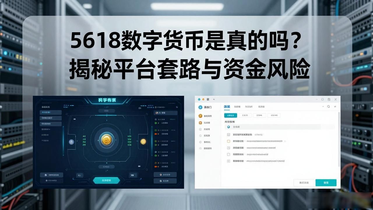 5618数字货币是真的吗?揭秘平台套路与资金风险