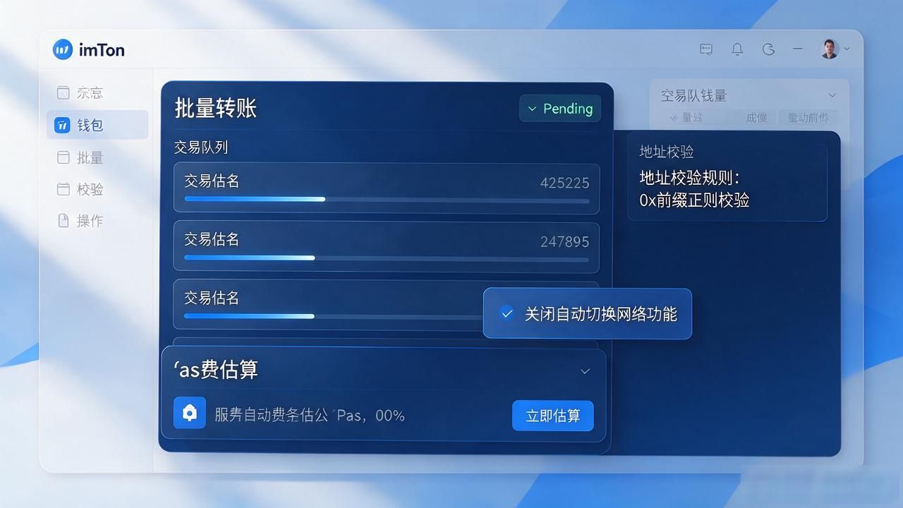 批量imToken钱包转账实操指南,多地址打款如何高效不踩坑