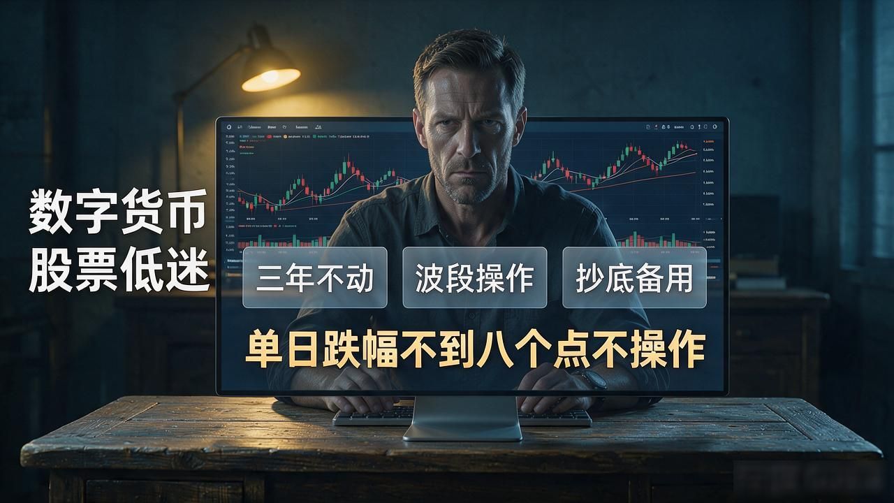 数字货币股票低迷,我拿了三年的仓位,说几句掏心窝的话