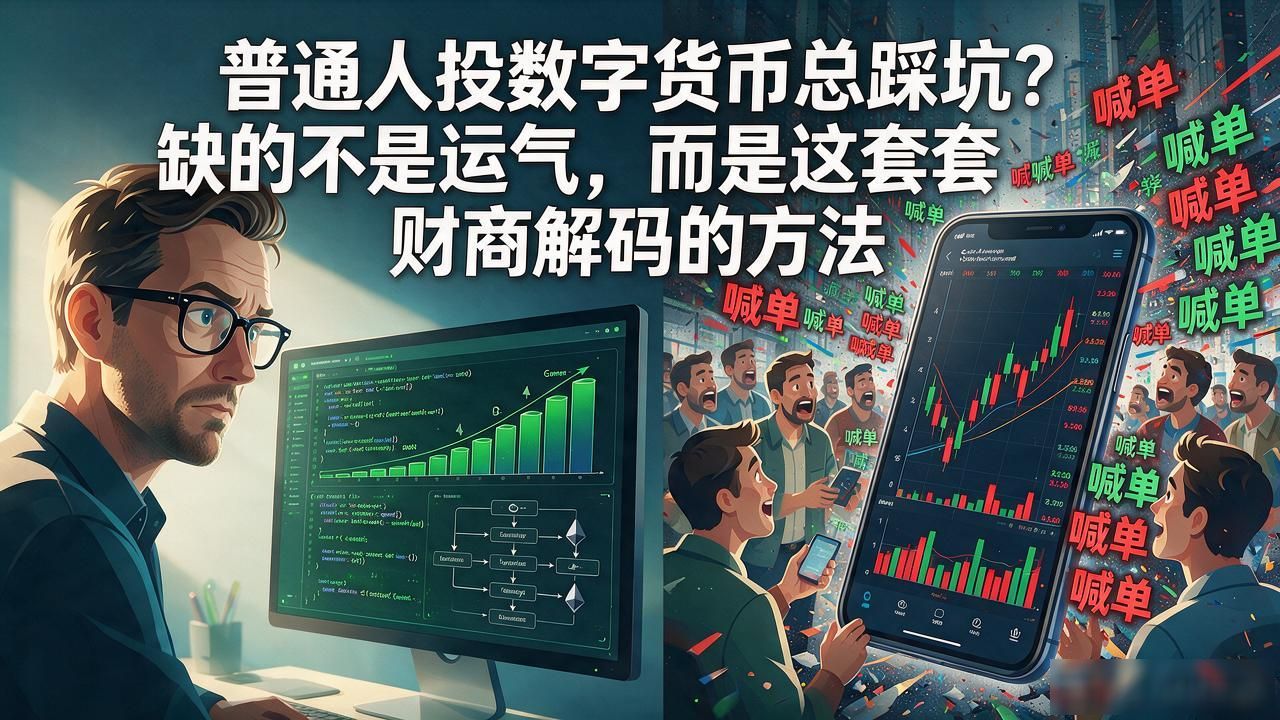 普通人投数字货币总踩坑?缺的不是运气,而是这套财商解码的方法