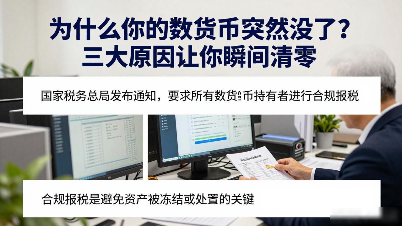 为什么你的数字货币突然没了?三大原因让你瞬间清零