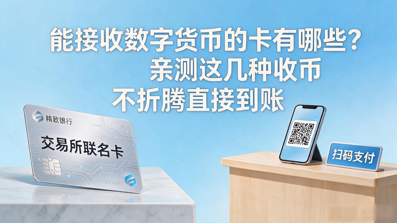 能接收数字货币的卡有哪些?亲测这几种收币不折腾直接到账