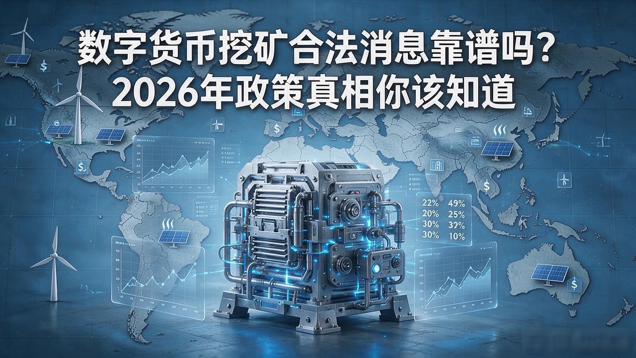 数字货币挖矿合法消息靠谱吗?2026年政策真相你该知道