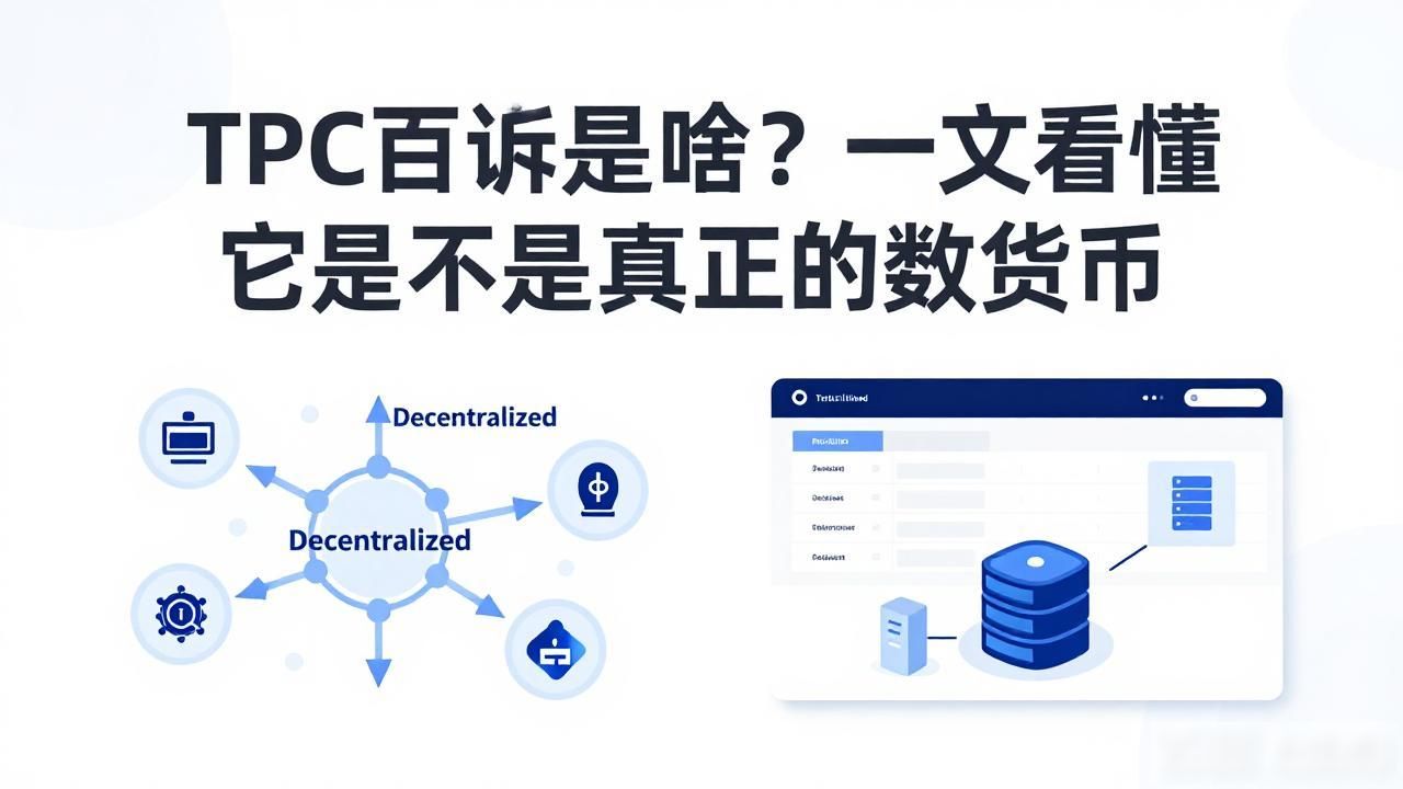 TPC到底是啥?一文看懂它是不是真正的数字货币