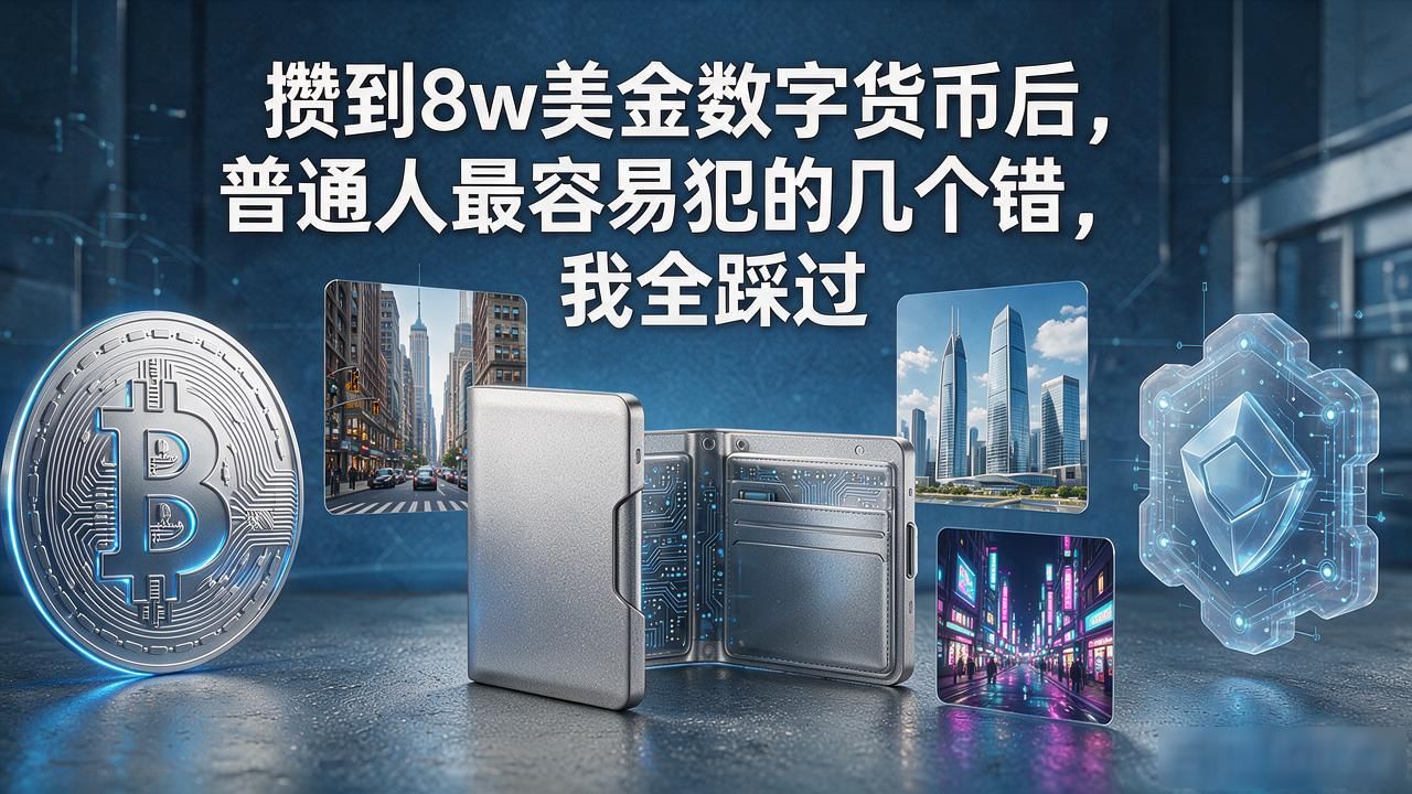 攒到8w美金数字货币后,普通人最容易犯的几个错,我全踩过