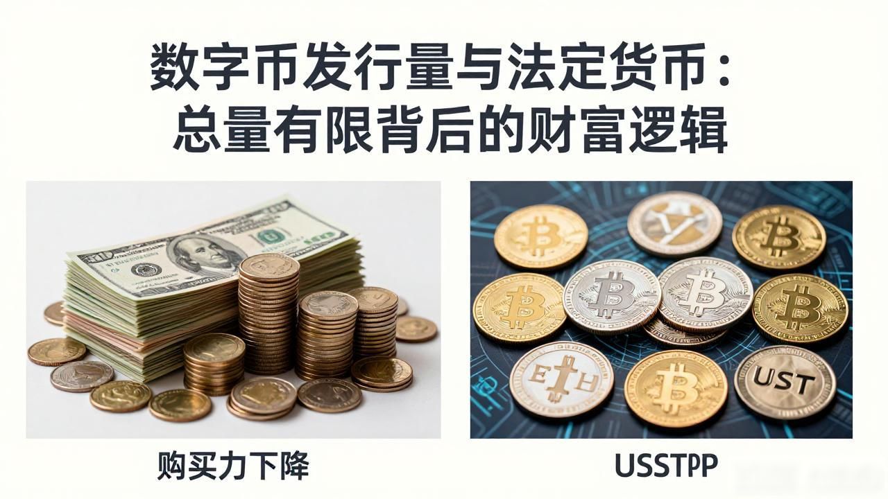 数字币发行量与法定货币:总量有限背后的财富逻辑