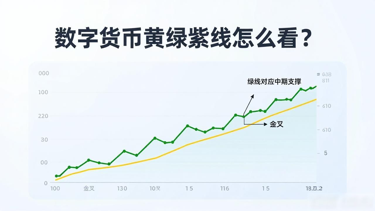 数字货币黄绿紫线怎么看?