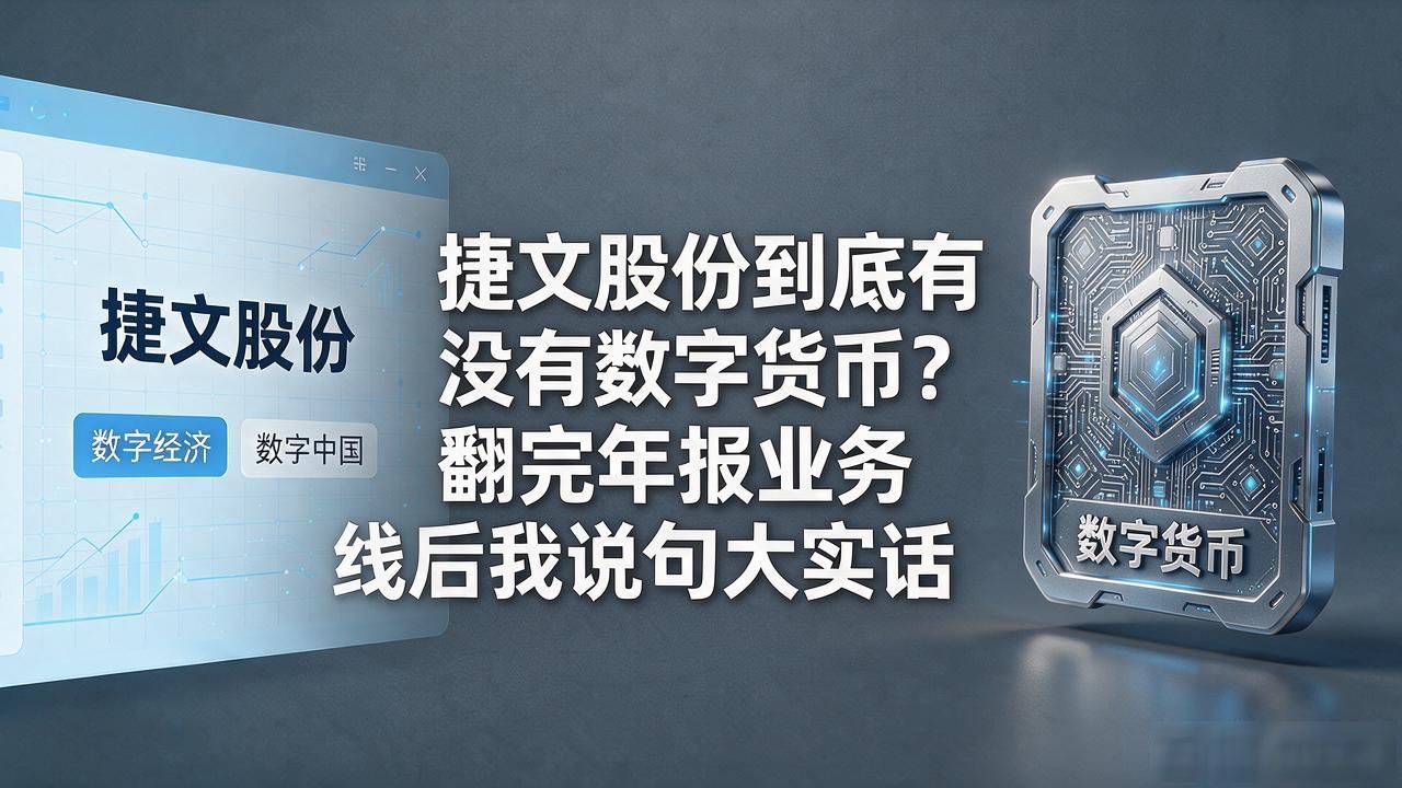 捷文股份到底有没有数字货币?翻完年报业务线后我说句大实话