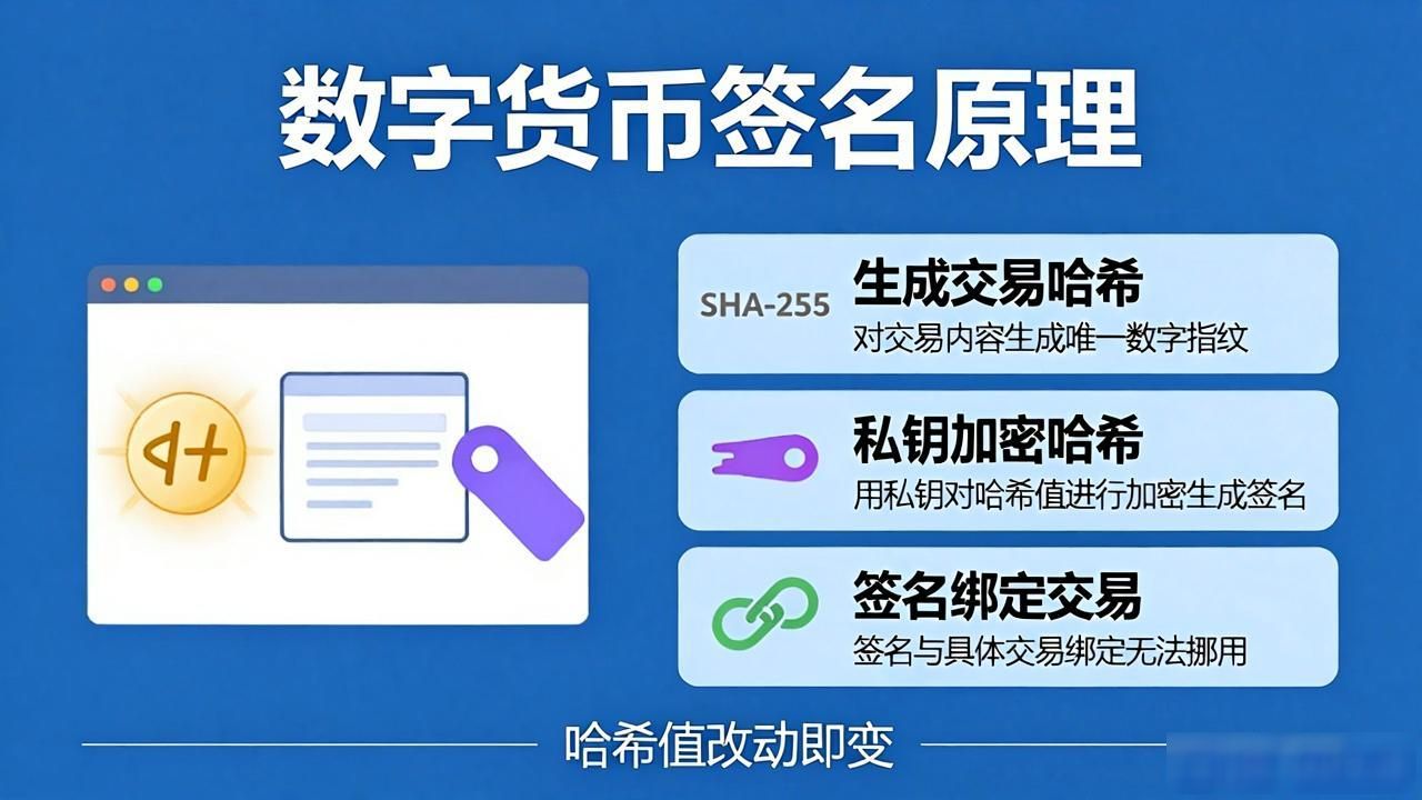 数字货币签名原理图解