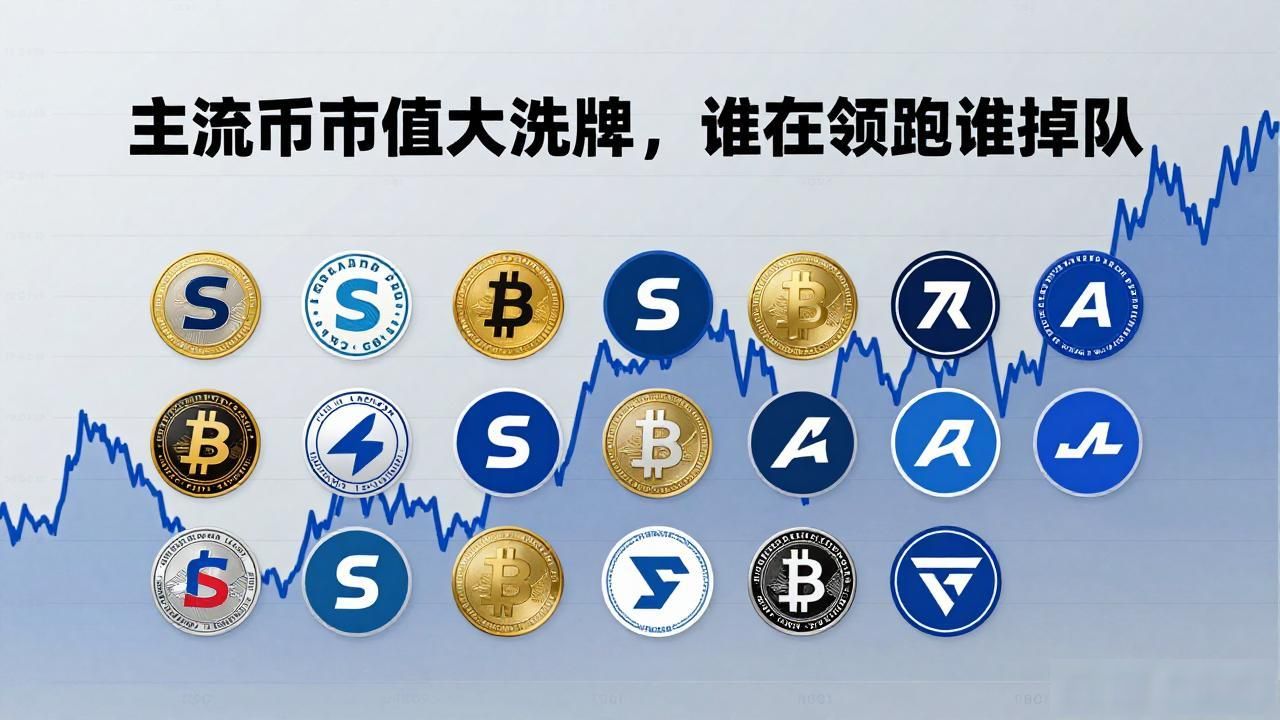 主流币市值大洗牌,谁在领跑谁掉队
