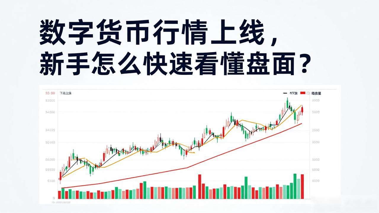 数字货币行情上线,新手怎么快速看懂盘面?