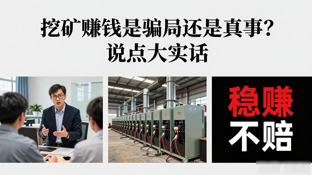 挖矿赚钱是骗局还是真事?说点大实话
