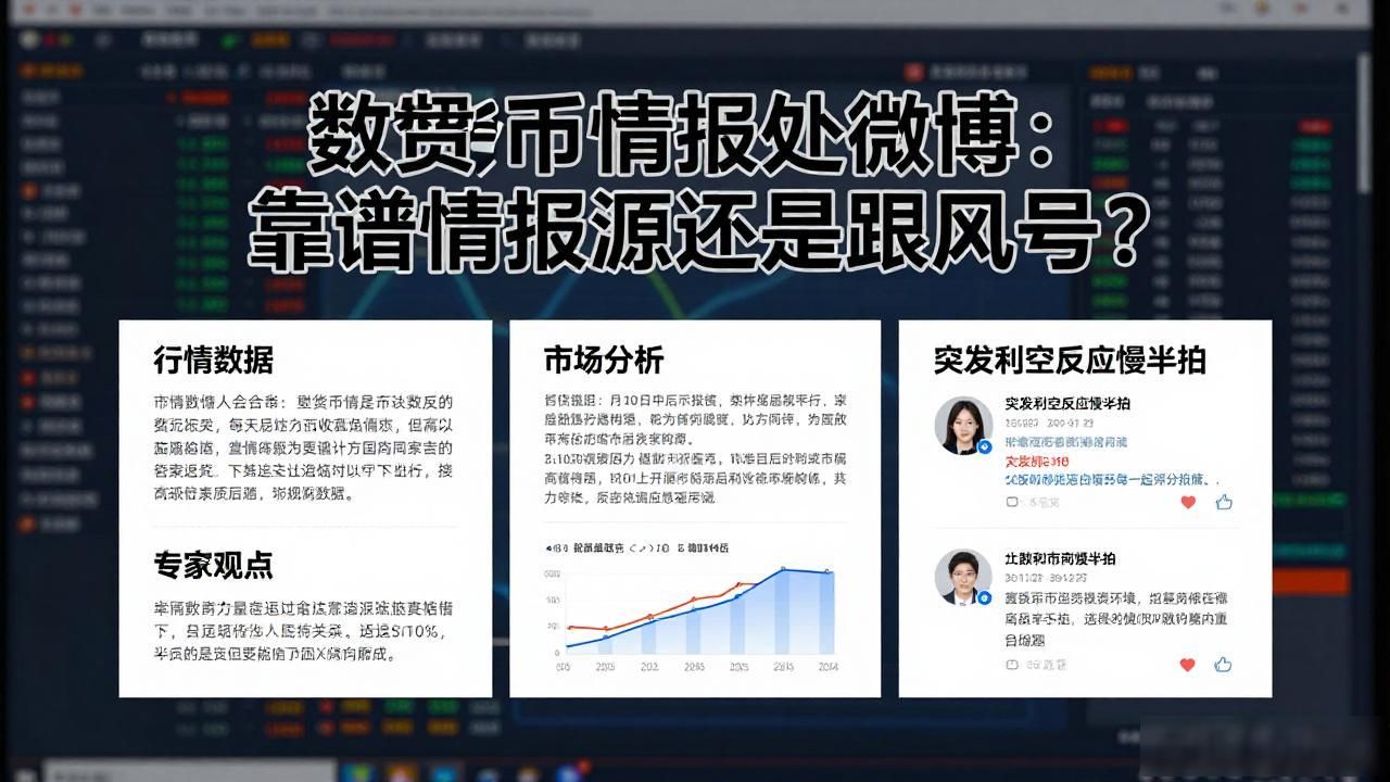 数字货币情报处微博:靠谱情报源还是跟风号?