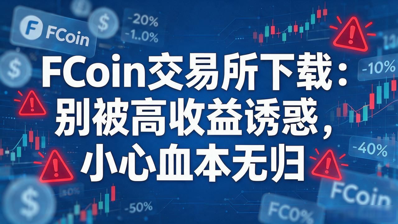 FCoin交易所下载:别被高收益诱惑,小心血本无归