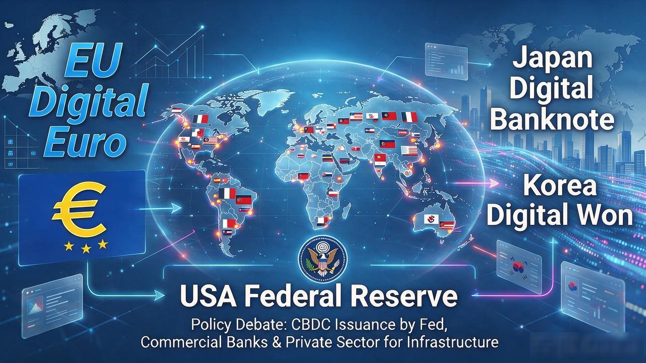 数字货币哪几个国家发行了?目前130多国已在推进试点